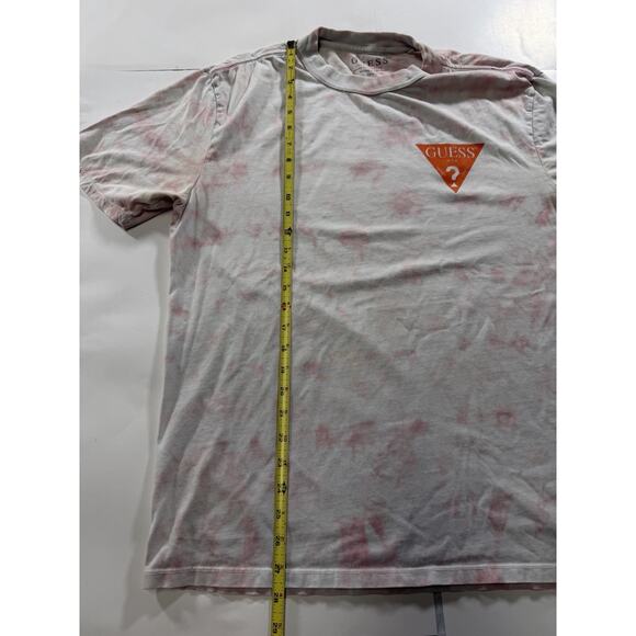 Mens Size Small Tye Dye GUESS Los Angeles T Shirt With Measurements - Picture 5 of 6